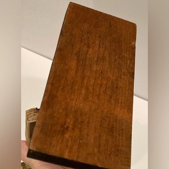 Folk Art Hand Carved Wooden Santa Figurine Whirly Gig Painted Adjustable Arms - Picture 7 of 15